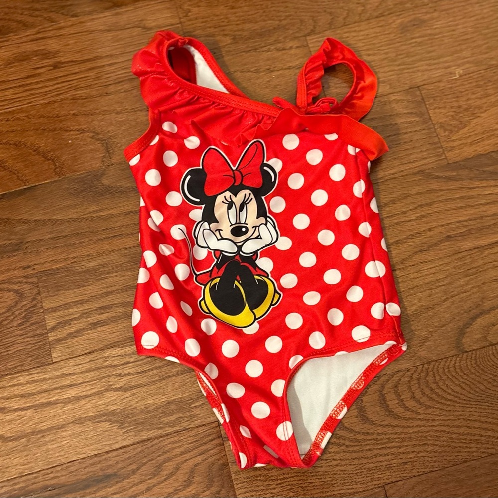 Disney‎ Red Minnie Mouse Swimsuit